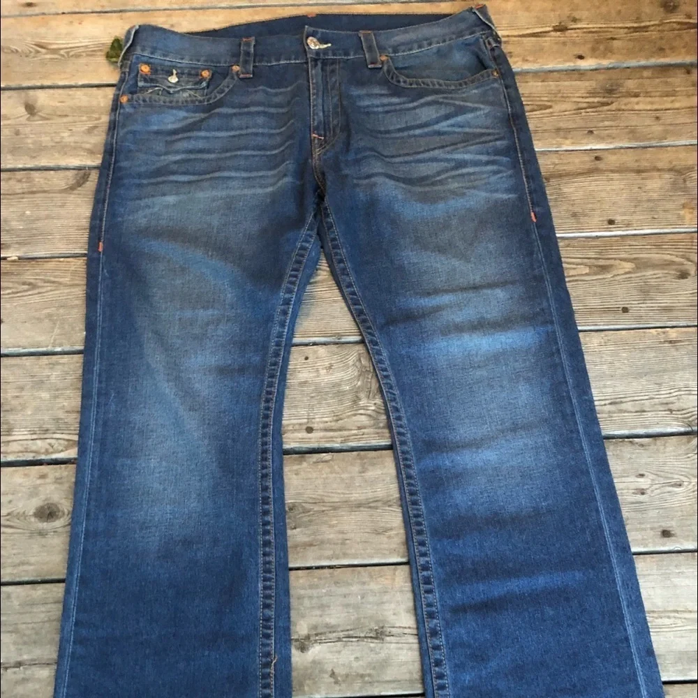 True Religión brand jeans world tour straight seat
